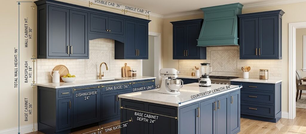 Kitchen Cabinet Height: Standard Sizes & Guide