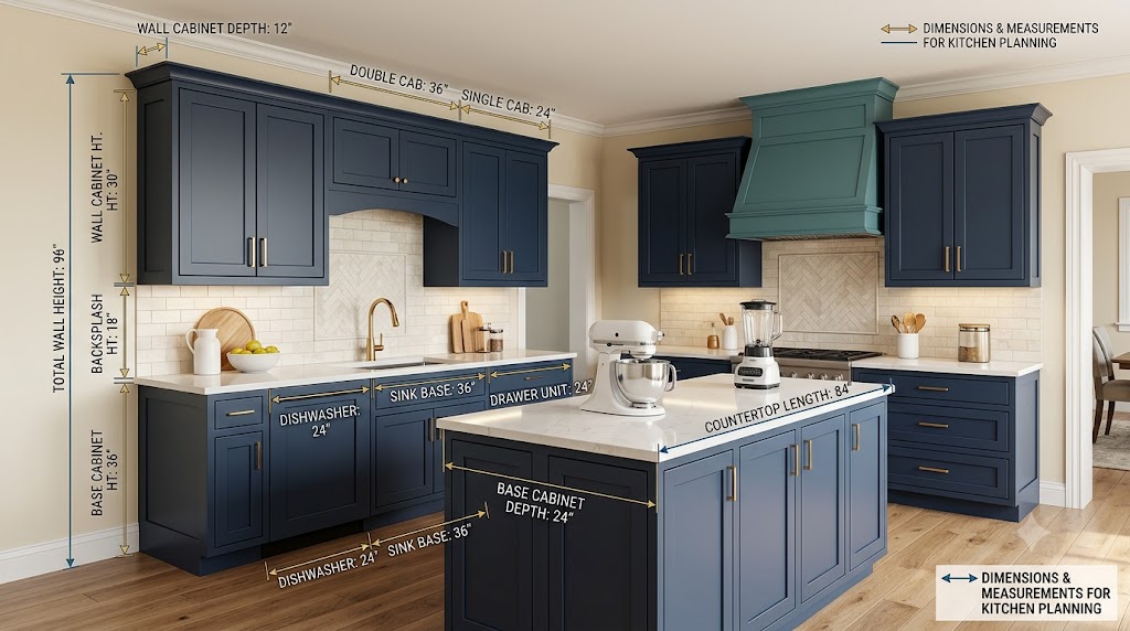 Kitchen Cabinet Height: Standard Sizes & Guide