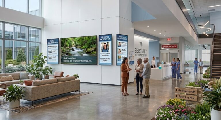 Modern behavioral health pavilion offering compassionate mental health care in a healing environment.