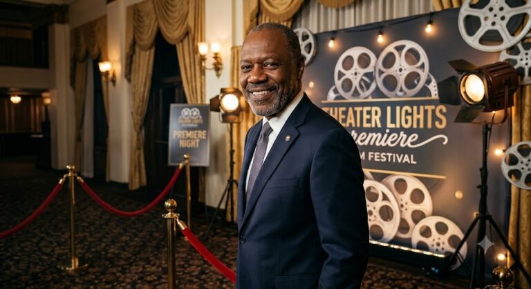 Frankie Faison attending a movie premiere, representing his successful acting career and estimated net worth.