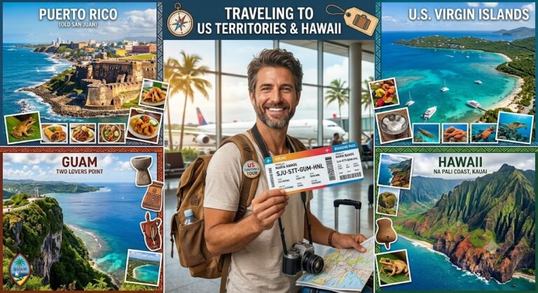 Popular U.S. destinations where American travelers can visit without a passport.