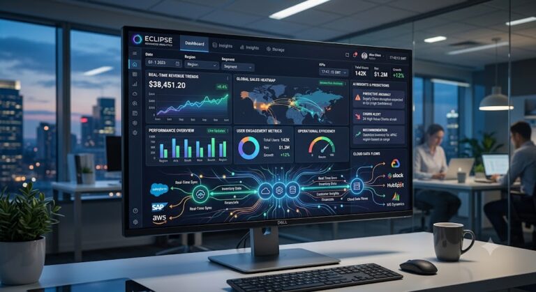Big data application development services powering cloud analytics and business intelligence.